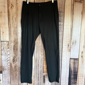 Lululemon Pants Commission Slim Work Travel Performance Black Mens Size 34